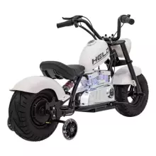 Motorcycle Chopper Warrior Art.260383 White Võimas 12v lapsega elektriline auto