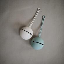 Mushie Pacifier Case Art.2255194 Stone Storage case for pacifiers