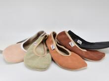 Bebe Basic Hip-Hop Gymnastics Shoes Art.SB120 Olive  Barefoot võimlemissussid