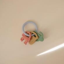 Mushie  Silicone  Teether Ring Art.102050 Silikoonist kõristi (100% looduslik)