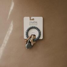 Mushie  Silicone  Teether Ring Art.101323 Silikoonist kõristi (100% looduslik)