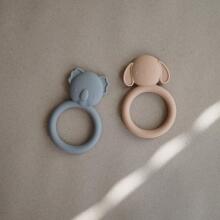 Mushie  Silicone Teether Lion Art.2560469 Silikoonist kõristi (100% looduslik)