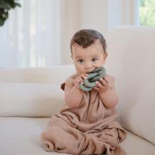 Mushie  Silicone  Teether Links Art.101271 Silicone rattle (100% natural)