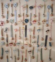 Mushie Linen Pacifier Clip Art.101926  Pacifier holder