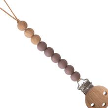 Mushie Silicone Pacifier Clip Eva Art.2090019 Blush Pacifier holder