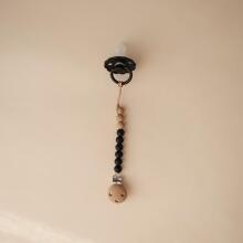 Mushie Silicone Pacifier Clip Eva Art.2090030 Cadet Blue Pacifier holder