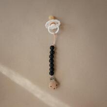 Mushie Silicone Pacifier Clip Halo Art.2120130 Pale Pacifier holder