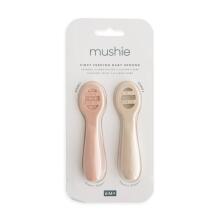 Mushie Silicone First Spoon Art.101630 Soft silicone spoon (2 pcs.)
