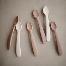 Mushie Silicone Feeding Spoon Art.2360228 Soft silicone spoon (2 pcs.)