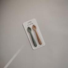 Mushie Silicone Feeding Spoon Art.2360203 Soft silicone spoon (2 pcs.)