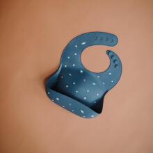 Mushie Silicone Bib Art.2500181 Beebipõll on valmistatud 100% kvaliteetsest silikoonist