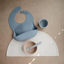 Mushie Silicone Bib Art.2500251 Beebipõll on valmistatud 100% kvaliteetsest silikoonist