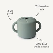 Mushie Snack Cup Silicone  Art.102089 Silicone container with Click Lock