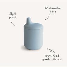 Mushie Silicone Sippy Cup Art.2480442 Soft Lilac Silicone educational mug, 175 ml.