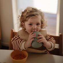 Mushie Silicone Sippy Cup Art.2480203 Tradewinds Silikoonist õppekruus, 175 ml.
