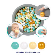 LUDI Värvilised Pallid, 90 tk