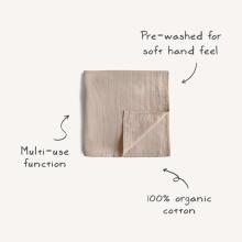 Mushie Muslin Swaddle Art.100226 Black Daisy