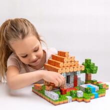WOOPIE Magnetilised Ehitusplokid Blokimaailm 108 tk