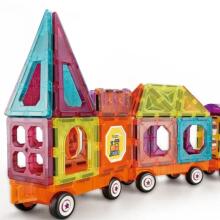 WOOPIE Magnetic 3D Building Blocks Train Set 71 pcs