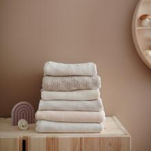 Mushie Knitted Baby Blanket  Art.2180347 Beige Melange