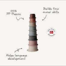 Mushie Stacking Cup Art.2400292 Forest tasside püramiid
