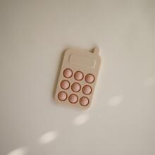 Mushie Phone Press Toy Art.2860019 Silikoonist kõristi (100% looduslik)