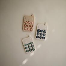 Mushie Phone Press Toy Art.2860203 Silikoonist kõristi (100% looduslik)
