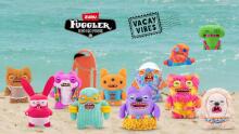 Fuggler Vacay Vibes ZURU poolt Naljakas kole koletis Palus kollektsioonimänguasi - Sketchy Squirrel - pink, laste pehme mänguasi