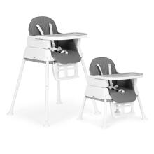 EcoToys Chair Art.263215 Grey Laste kõrge tool 3-in-1 kokkupandav