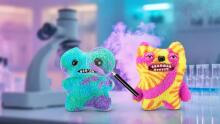 Fuggler Laboratory Misfits ZURU poolt Naljakas kole koletis Palus kollektsioonimänguasi -  Munch Munch - mitmevärviline, laste pehme mänguasi