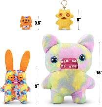 Fuggler Laboratory Misfits ZURU poolt Naljakas kole koletis Palus kollektsioonimänguasi - Rabid Rabbit - mitmevärviline, laste pehme mänguasi