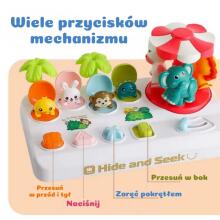 WOOPIE Pop Up Animal Toy Interactive Carousel