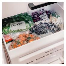 Food freezer bags compostable BioBag 4L (25 pcs. per roll) 18mkr. 24x40cm transparent