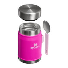 Termosed toidule Legendaarne toidupurk + Spork 0,4L fuksia