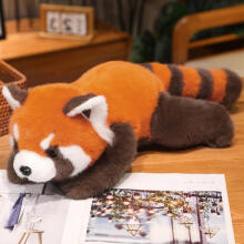 Plush Mascot Cuddly Toy Red Panda Weighted Paws 30cm