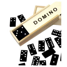 Pere Loogika Mäng Domino 32 Puitplaati Must