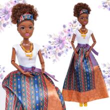 WOOPIE ROYAL Nukk Lili Mulatto Elegantse Kleidiga