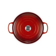 Malmpott &uuml;mmargune &Oslash;34cm / 12L punane