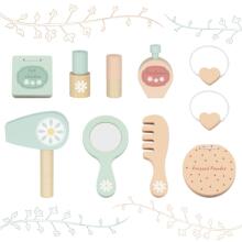 TOOKY TOY Puitmööbel koos Tooli Aksessuaaride LED Peegel + Kosmeetika