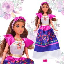 WOOPIE ROYAL Nukk Maailma Naised Lily Mehhiko Traditsiooniline Kleit Lillemuster