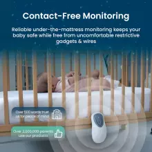 BabySense 8 Monitor Baby Monitor with Real Time No Breathing & Irregularity Art.268720 Hingamismonitor
