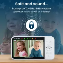 Babysense Video Baby Monitor Prisma Art.268723 Digitaalne beebimonitor koos ekraaniga