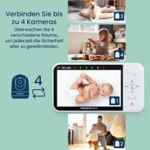 Babysense Video Baby Monitor Prisma Art.268724 Digitaalne beebimonitor koos ekraaniga