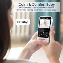 Babysense Compact Video Baby Monitor with 2 Cameras Art.V24R-2 Digitaalne beebimonitor koos ekraaniga