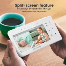 Babysense  Video Baby Monitor with 2 Cameras Art.V43 Digitaalne beebimonitor koos ekraaniga