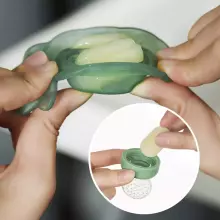 Haakaa Fresh Food Feeder Mini Combo Art.BHK154-BH Blush Silicone strainer for feeding fresh vegetables (Nibbler)
