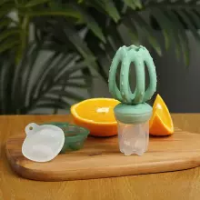 Haakaa Octopus Freeze-N-Feed Mini Combo Art.BHK150-L Lavender  Silicone strainer for feeding fresh vegetables (Nibbler)