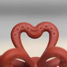 Haakaa Silicone Teether Clover Art.TPS038-C  Silikoonist kõristi (100% looduslik)
