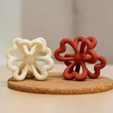 Haakaa Silicone Teether Clover Art.TPS038-C  Silikoonist kõristi (100% looduslik)