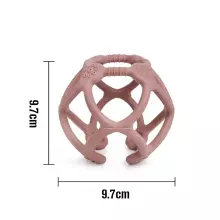 Haakaa Silicone Teething Ball  Art.TPS017-R Rust  Silikoonist kõristi (100% looduslik)